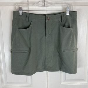 Kuhl Anfib Skort‎ Skirt Inner Shorts Outdoors Hiking Gray Green Size 4 Cargo